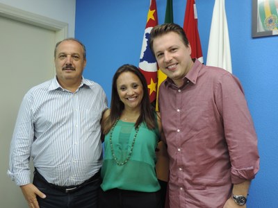 Deputada Renata Abreu visita a Câmara