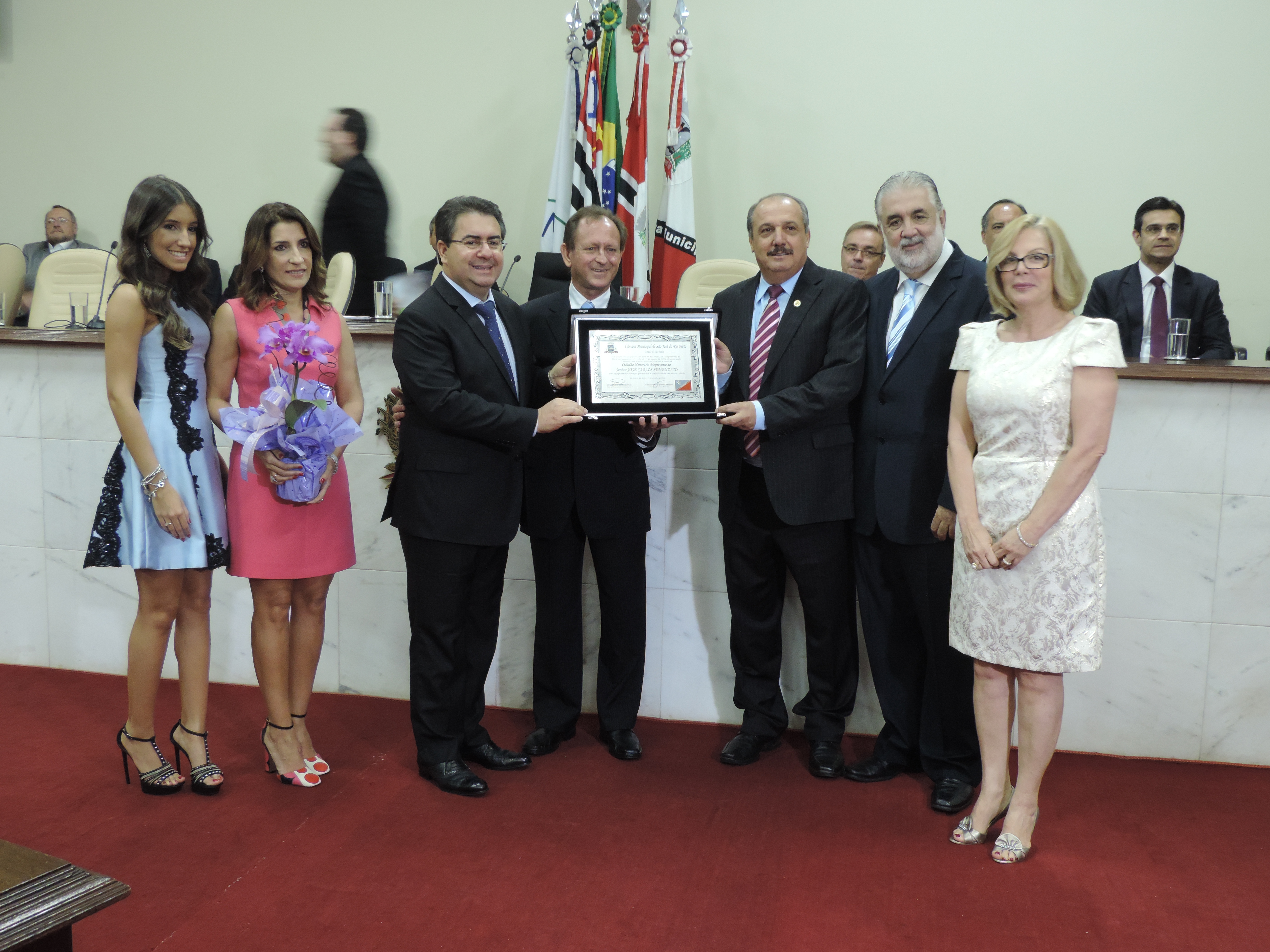 José Carlos Semenzato recebe título de cidadão rio-pretense
