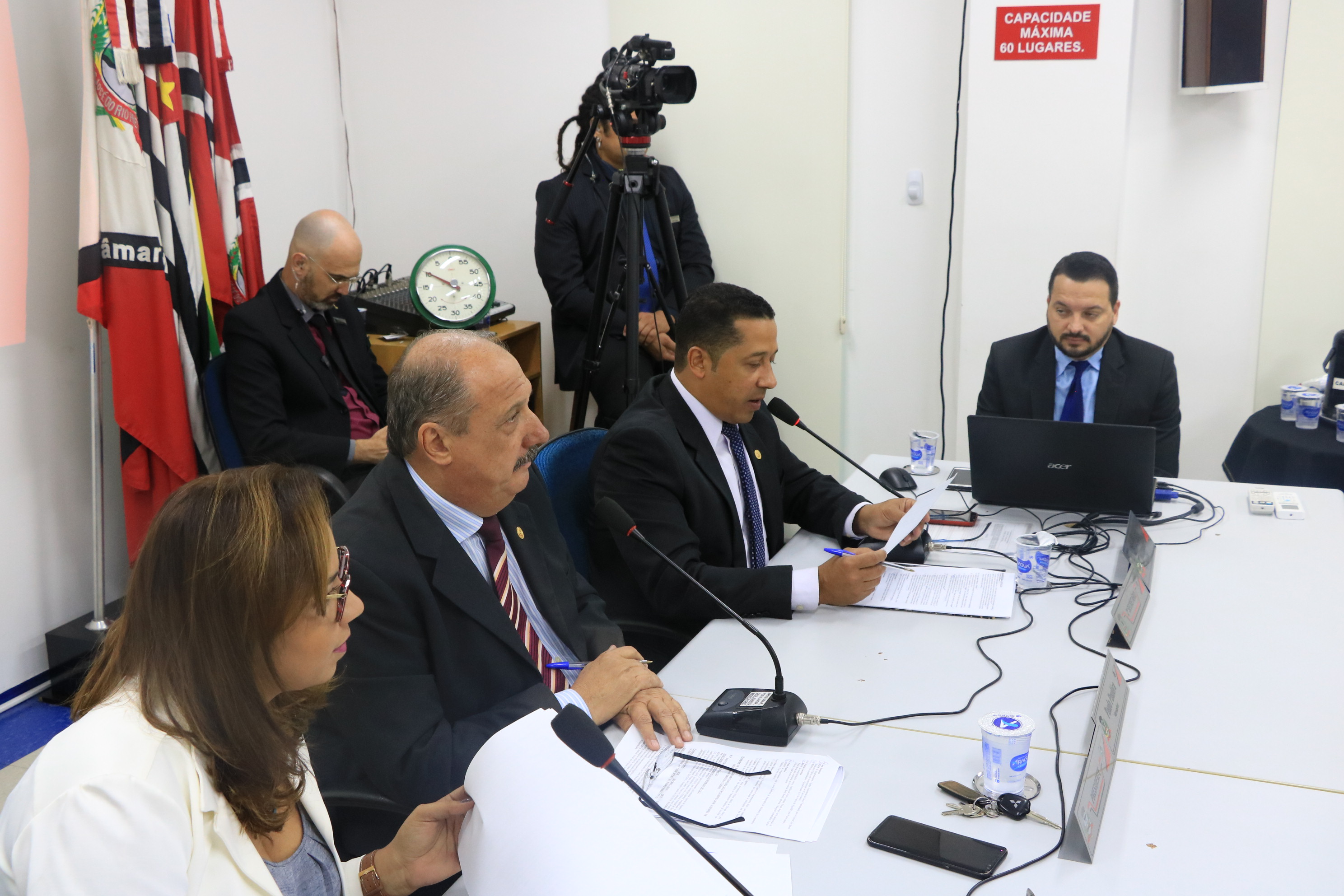Vereadores durante a 23ª sessão ordinária de 2019