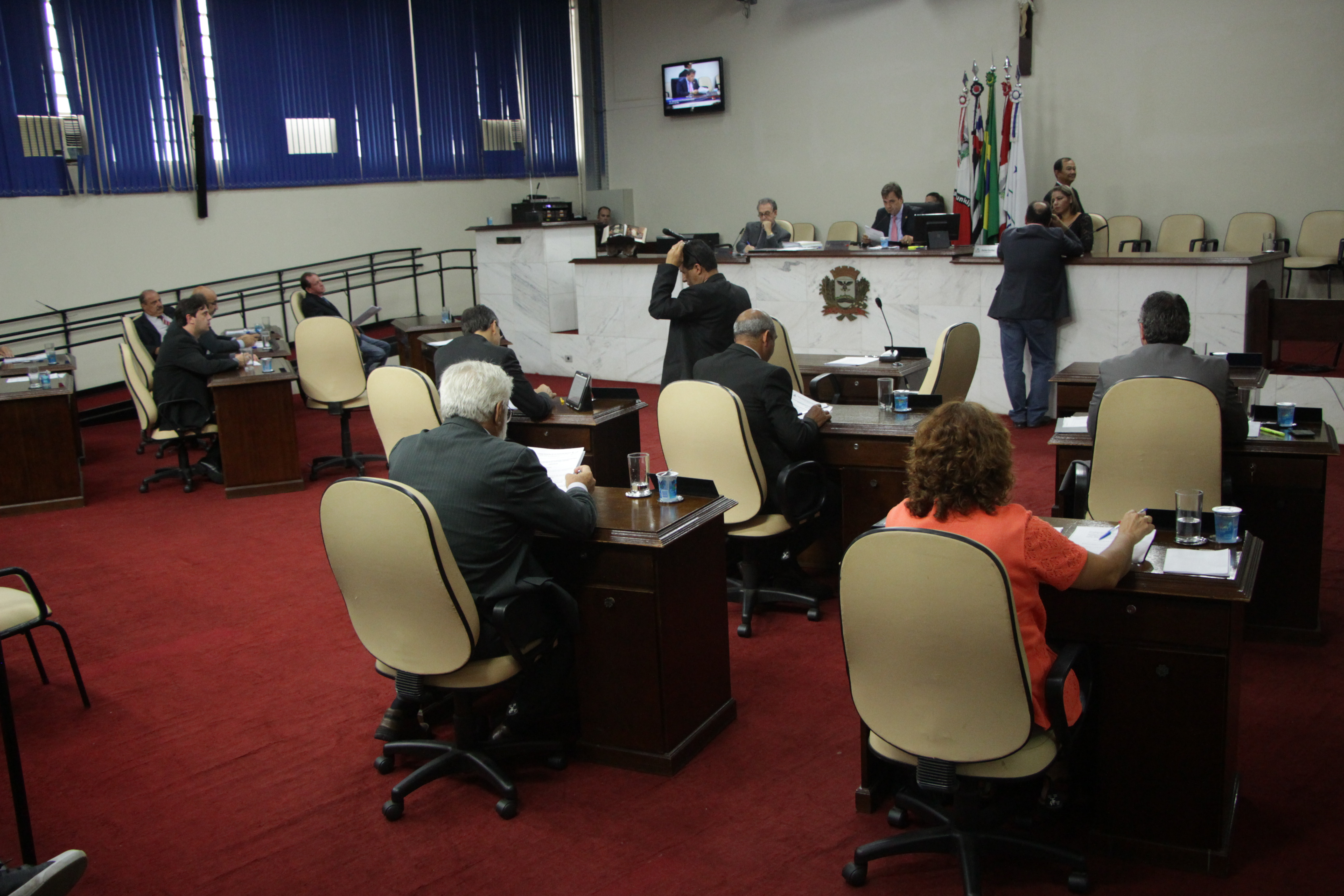 Vereadores participaram nesta quinta-feira da 48ª sessão ordinária e da 18ª sessão extraordinária de 2016