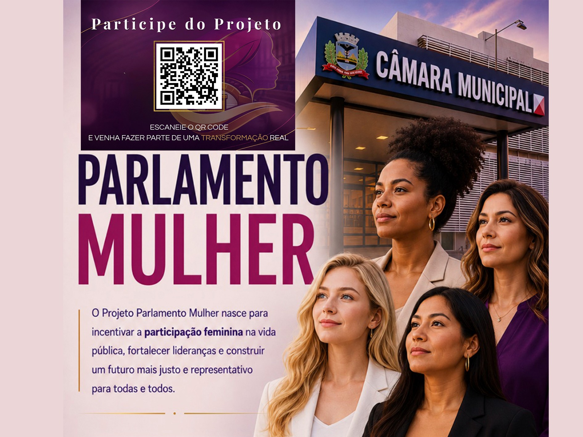 Inscreva-se para o Parlamento Mulher