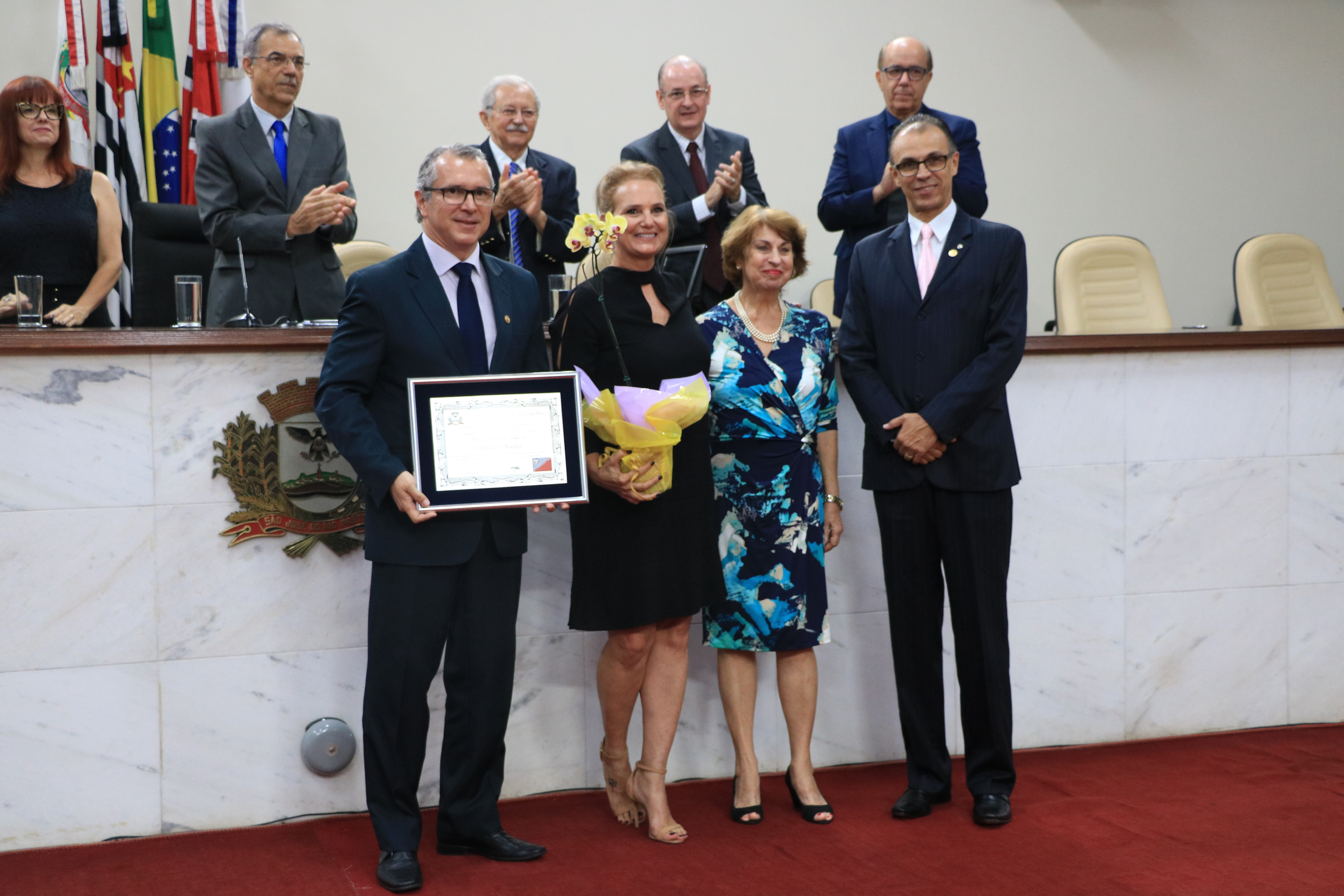 Presidente do Instituto, Fernanda Sansão, recebeu o título