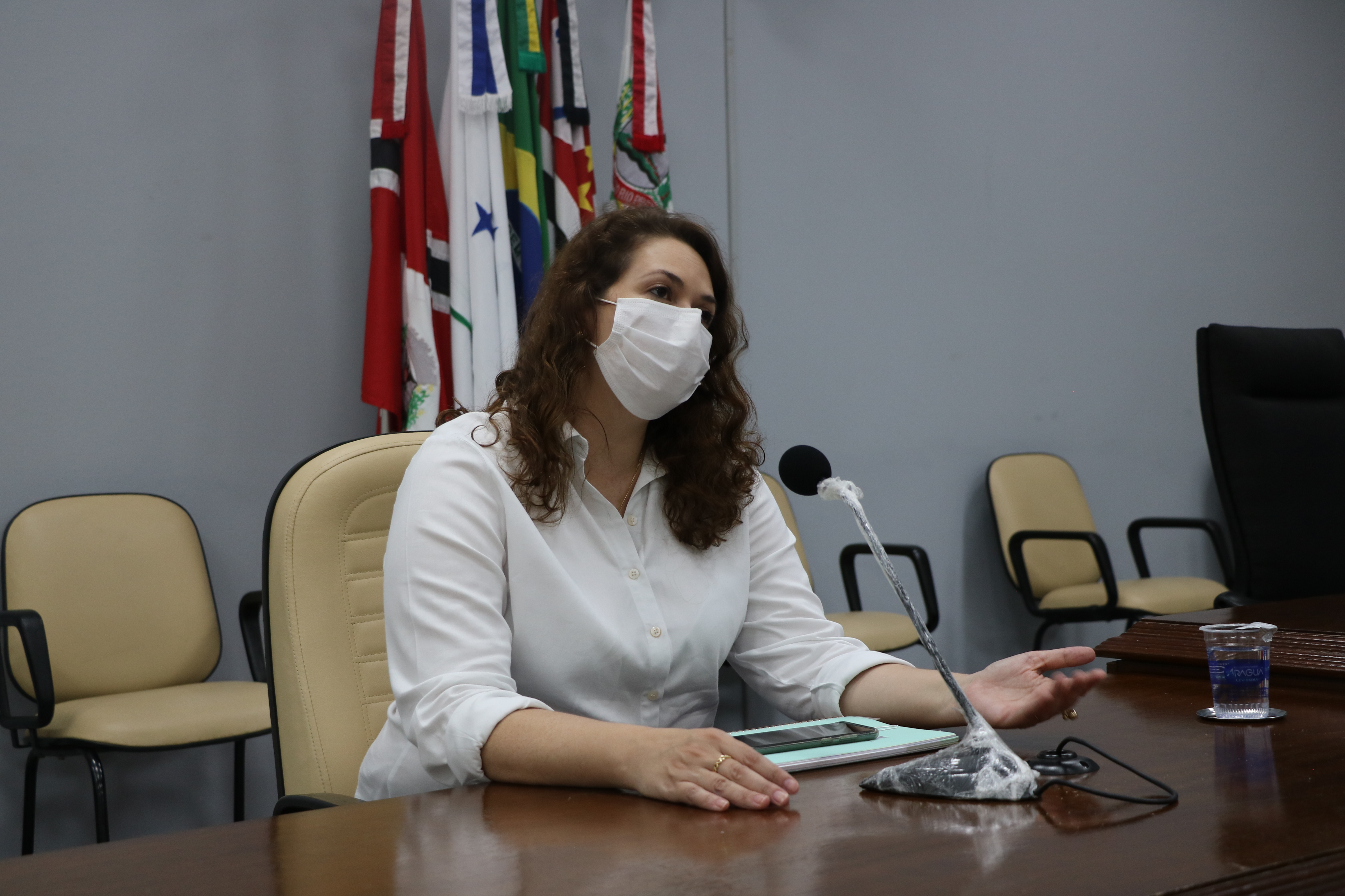 Michela Dias Barcelos falou sobre a campanha de imunização na cidade