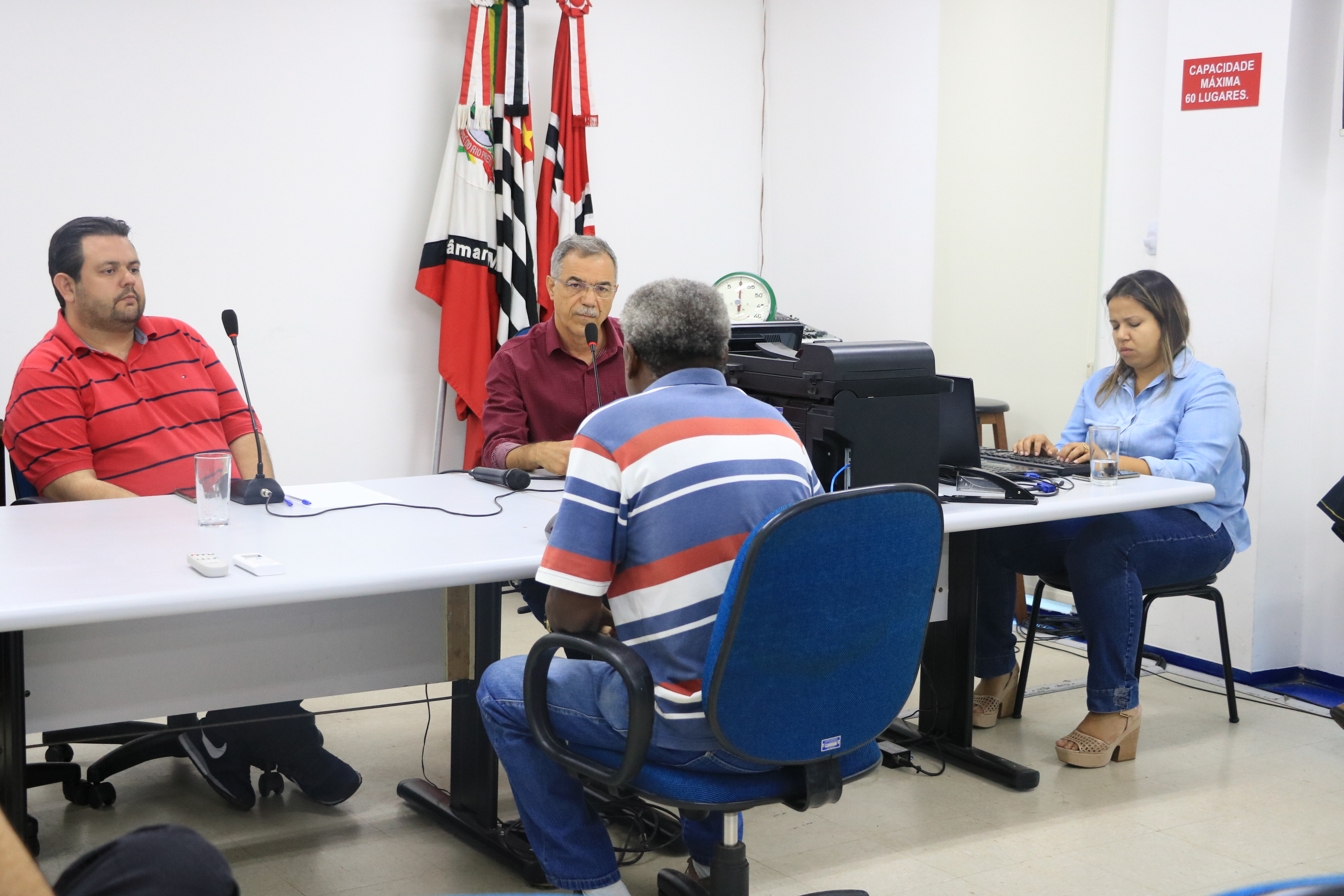 Testemunha foi ouvida no auditório da Câmara