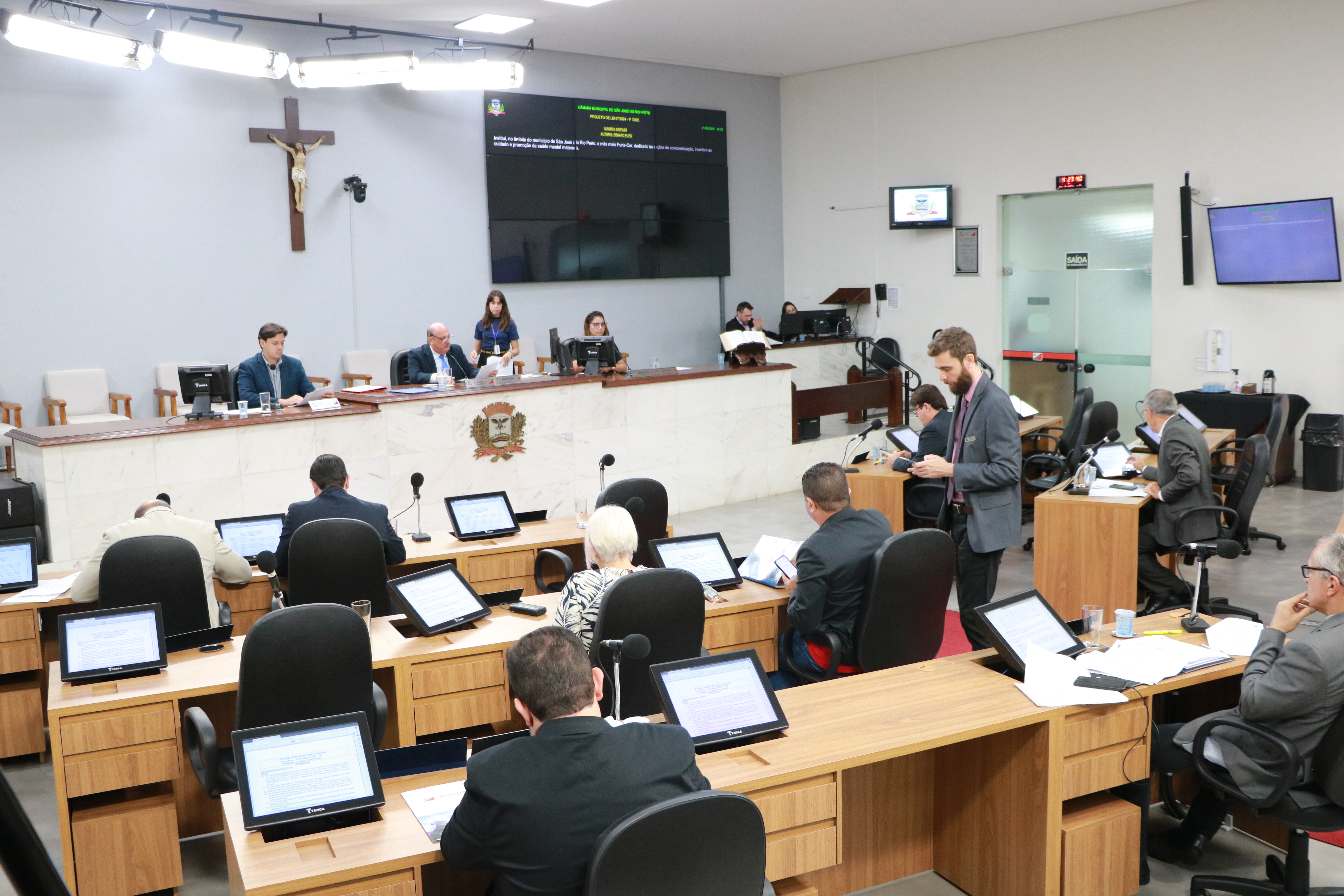 Vereadores analisam nove itens na 19ª sessão ordinária de 2024