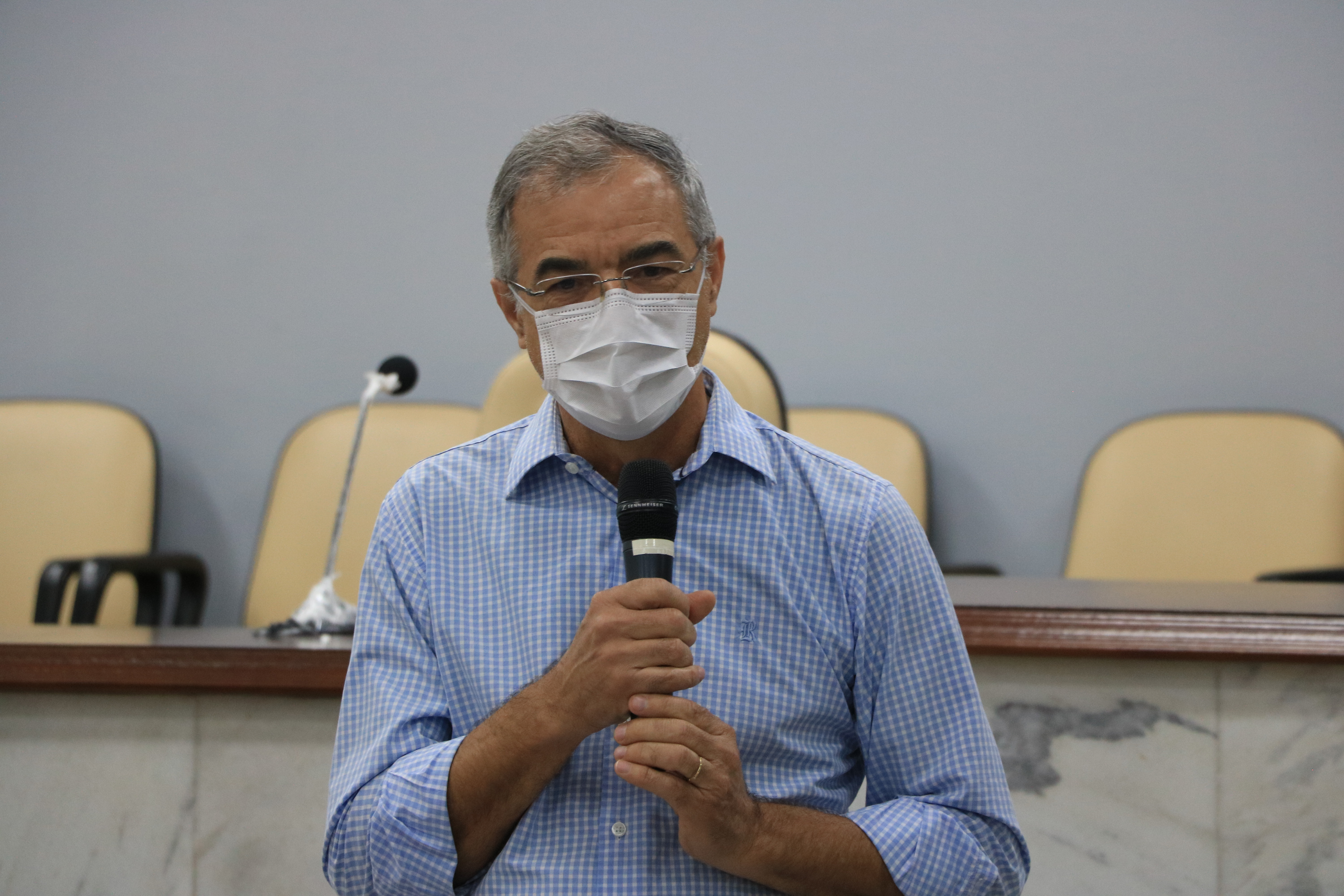 Pedro Roberto durante reunião que definiu criação da Frente Parlamentar