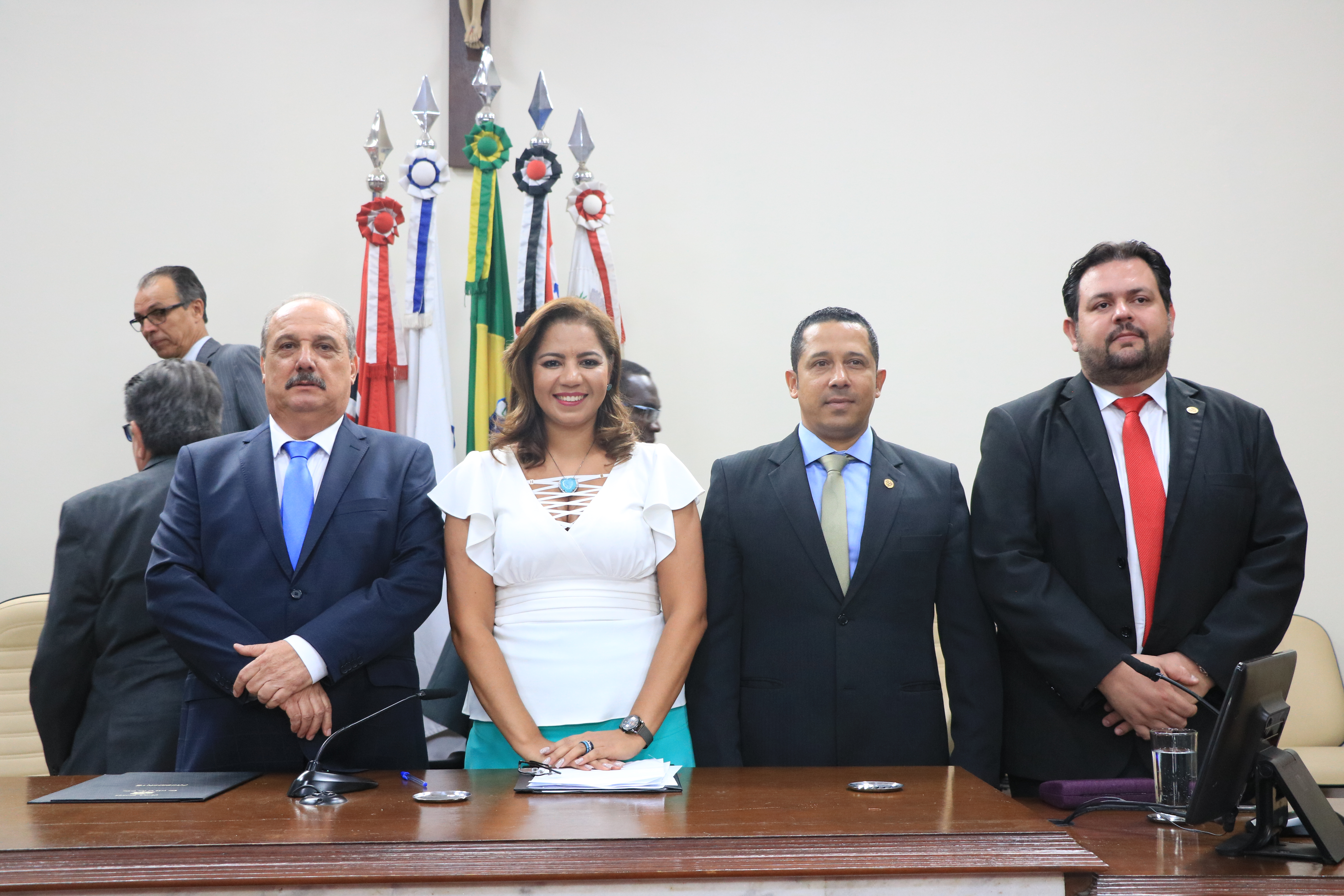 Pauléra, Karina, Zé da Academia e Branco: Mesa Diretora 2019-2020