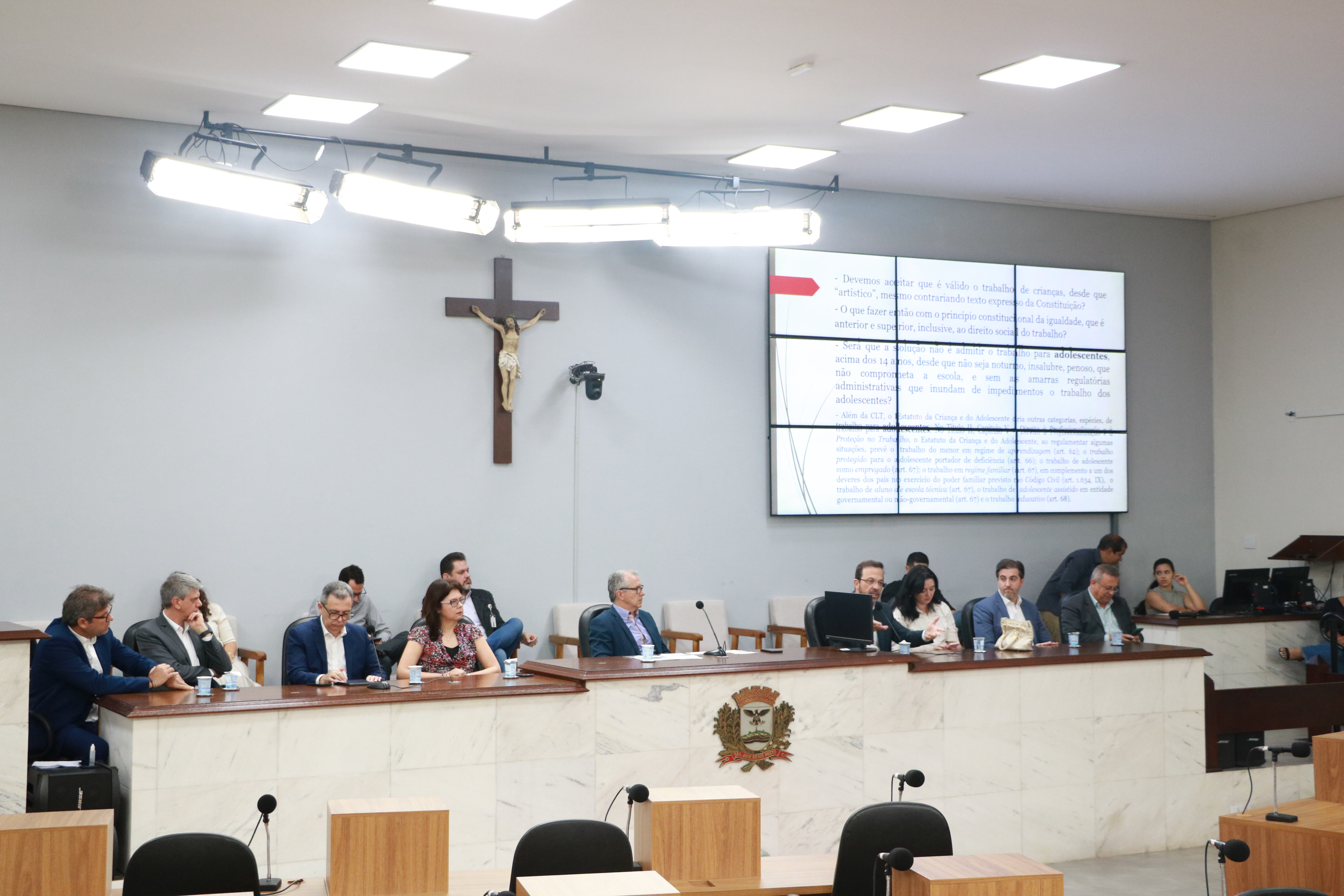 Audiência foi realizada no plenário da Câmara