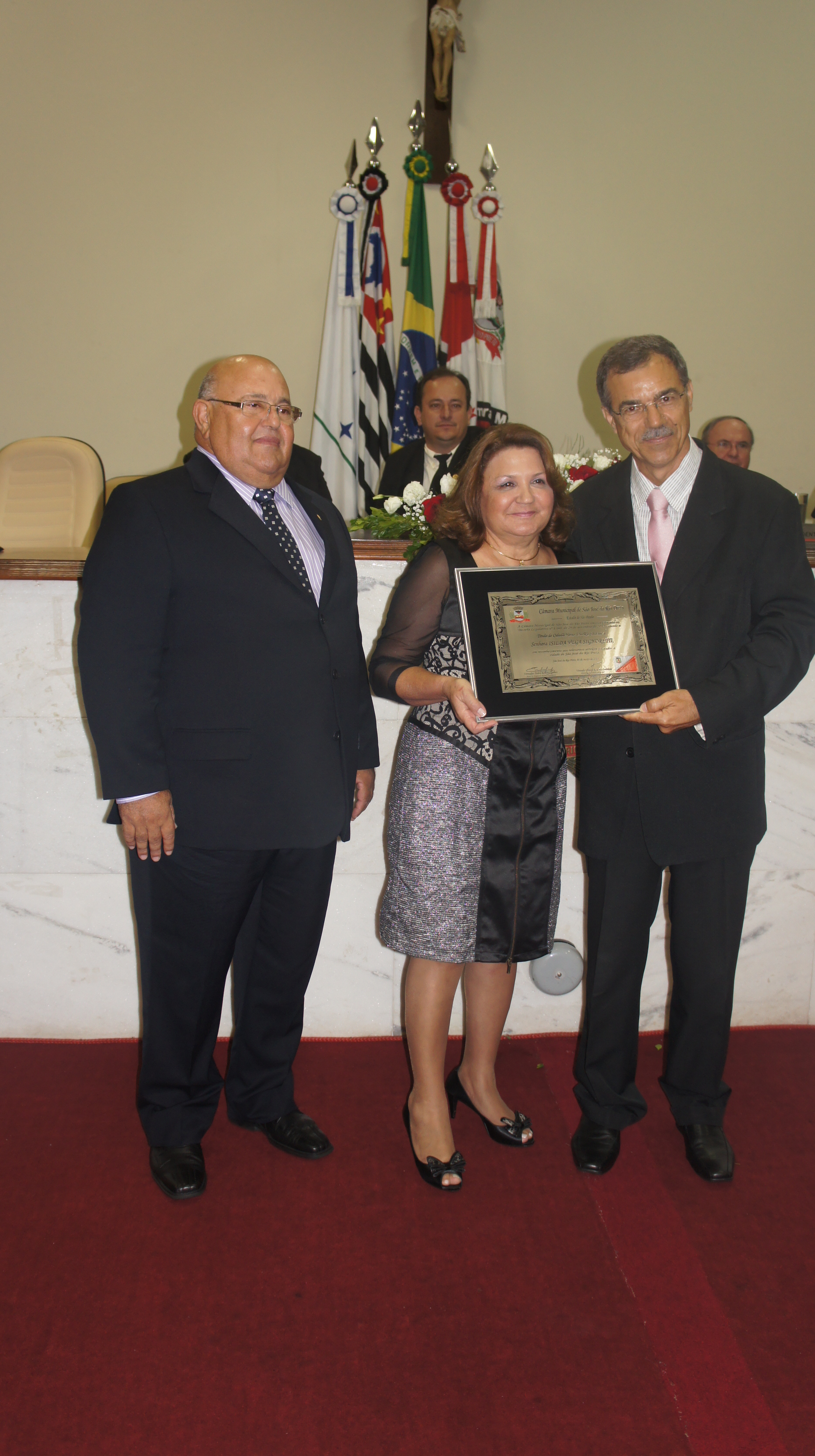 Isilda Signoretti recebe título na Câmara