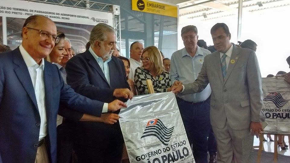 Governador inaugurou novas instalações do aeroporto de Rio Preto