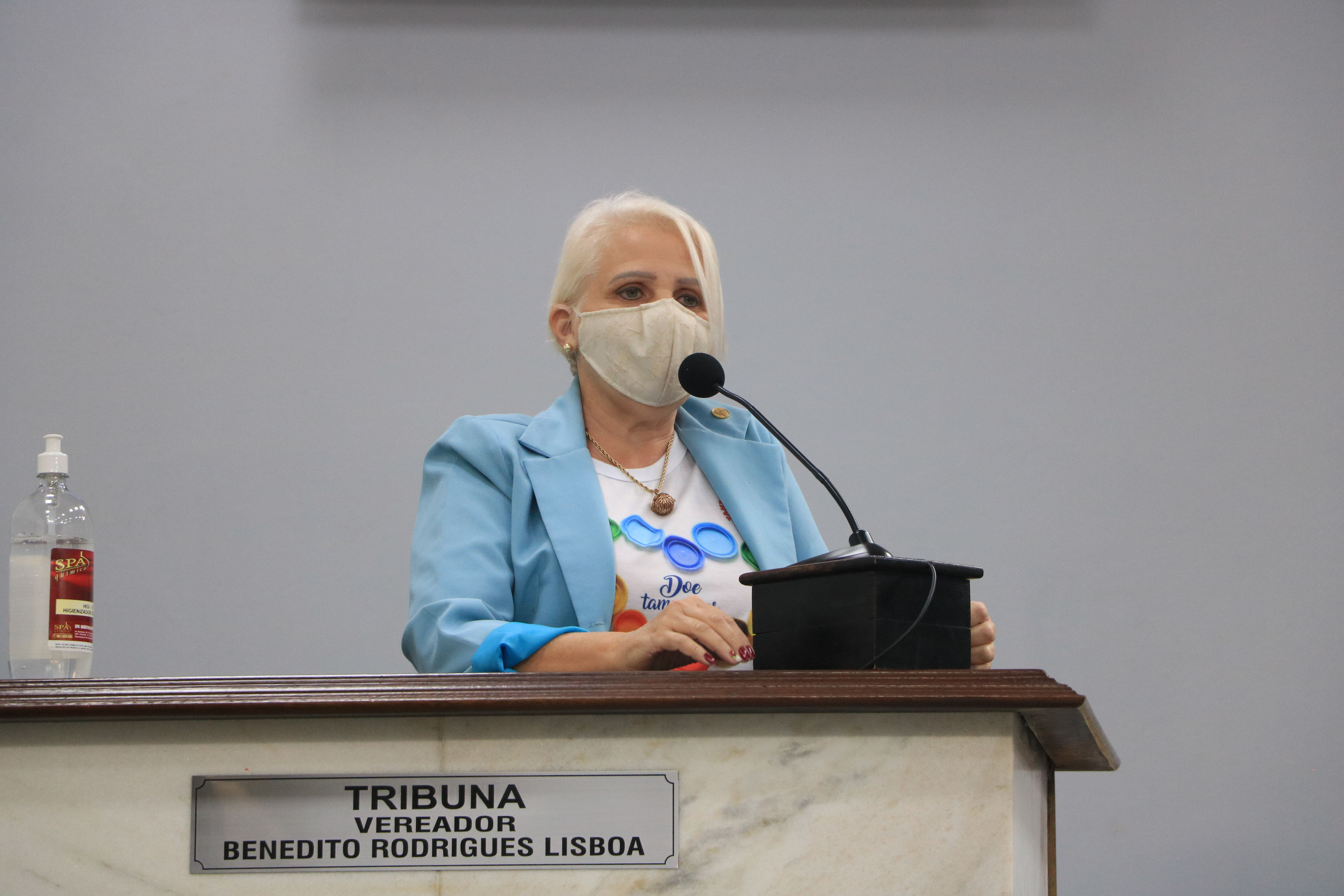 Proposta da vereadora Cláudia De Giuli (MDB) está em regime de urgência