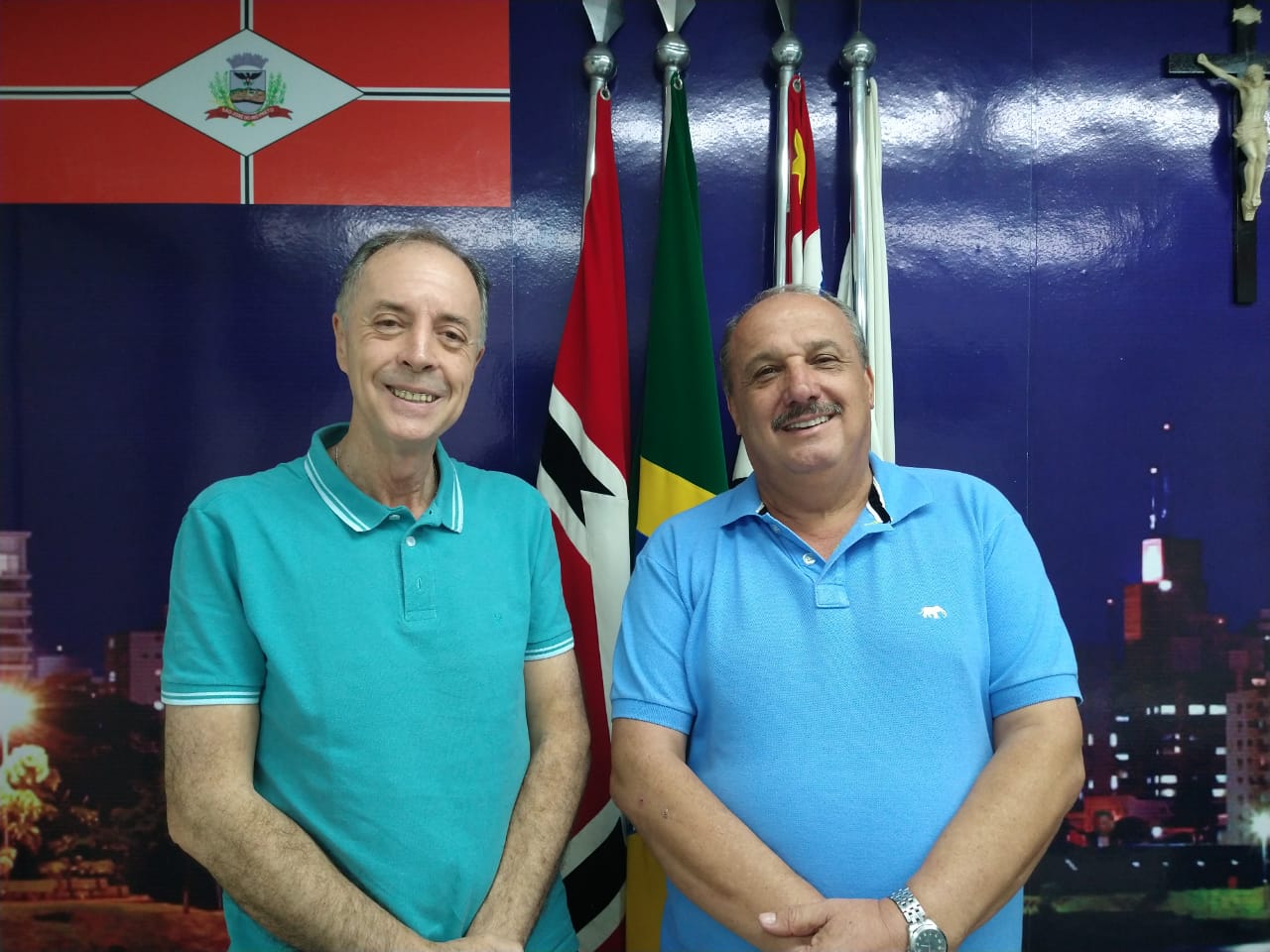 Gonçalves faz visita de cortesia ao presidente da Câmara