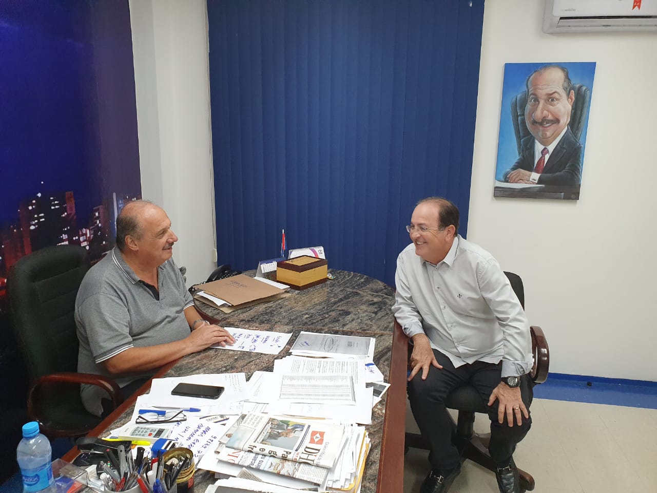 Pauléra recebe Mota na presidência da Câmara de Rio Preto