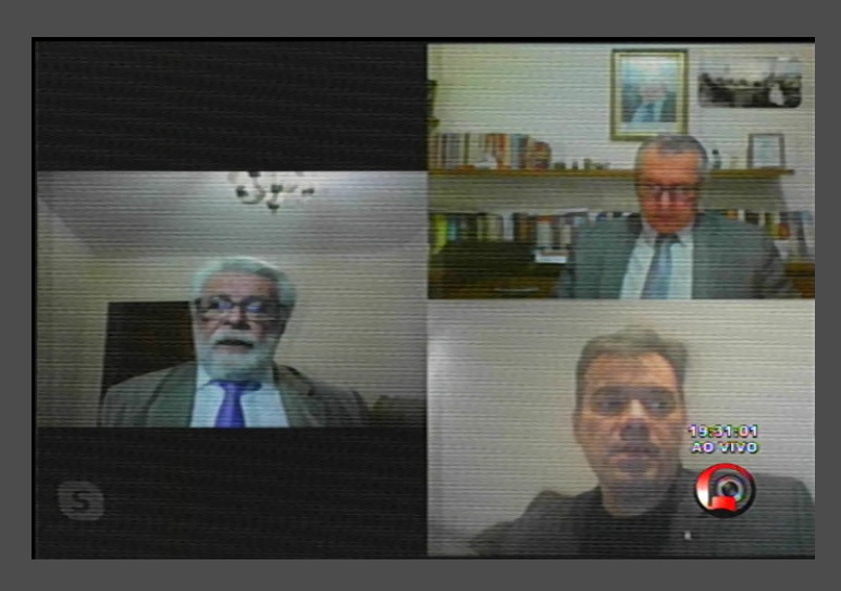 Três vereadores participam da sessão por meio de videoconferência