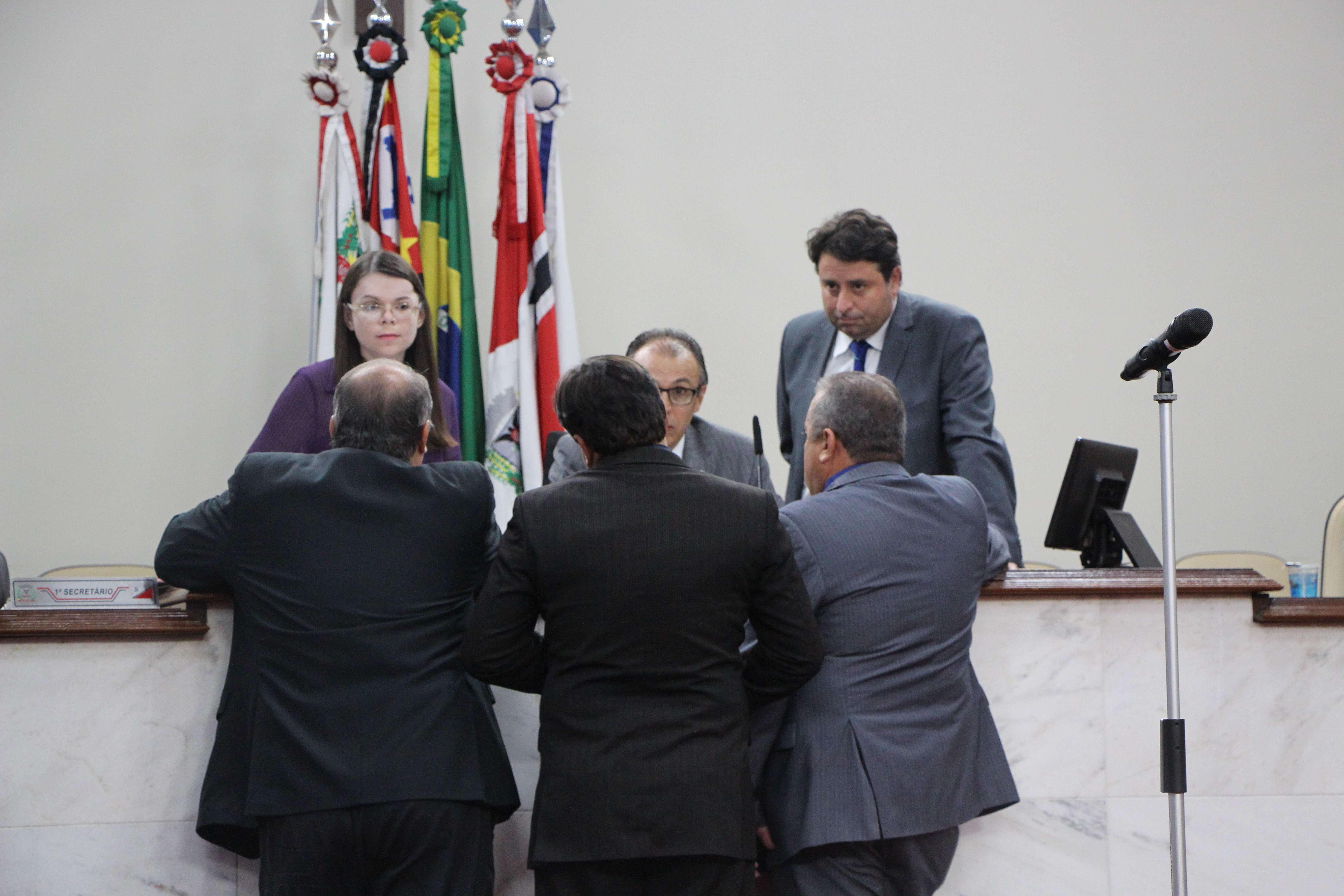 Presidente Jean Charles discute projeto com vereadores