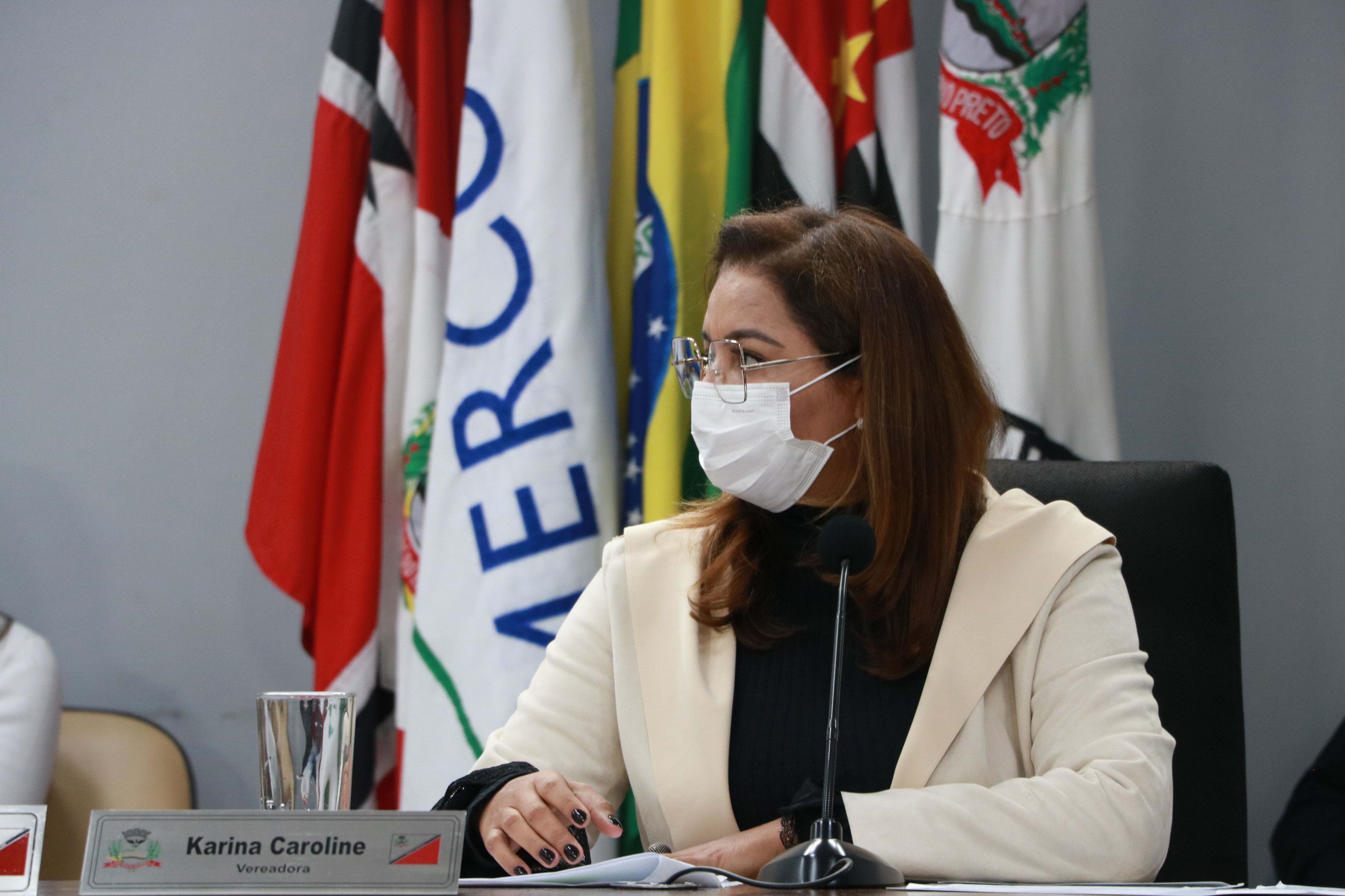 Karina Caroline é autora do projeto que institui o programa Código Sinal Vermelho