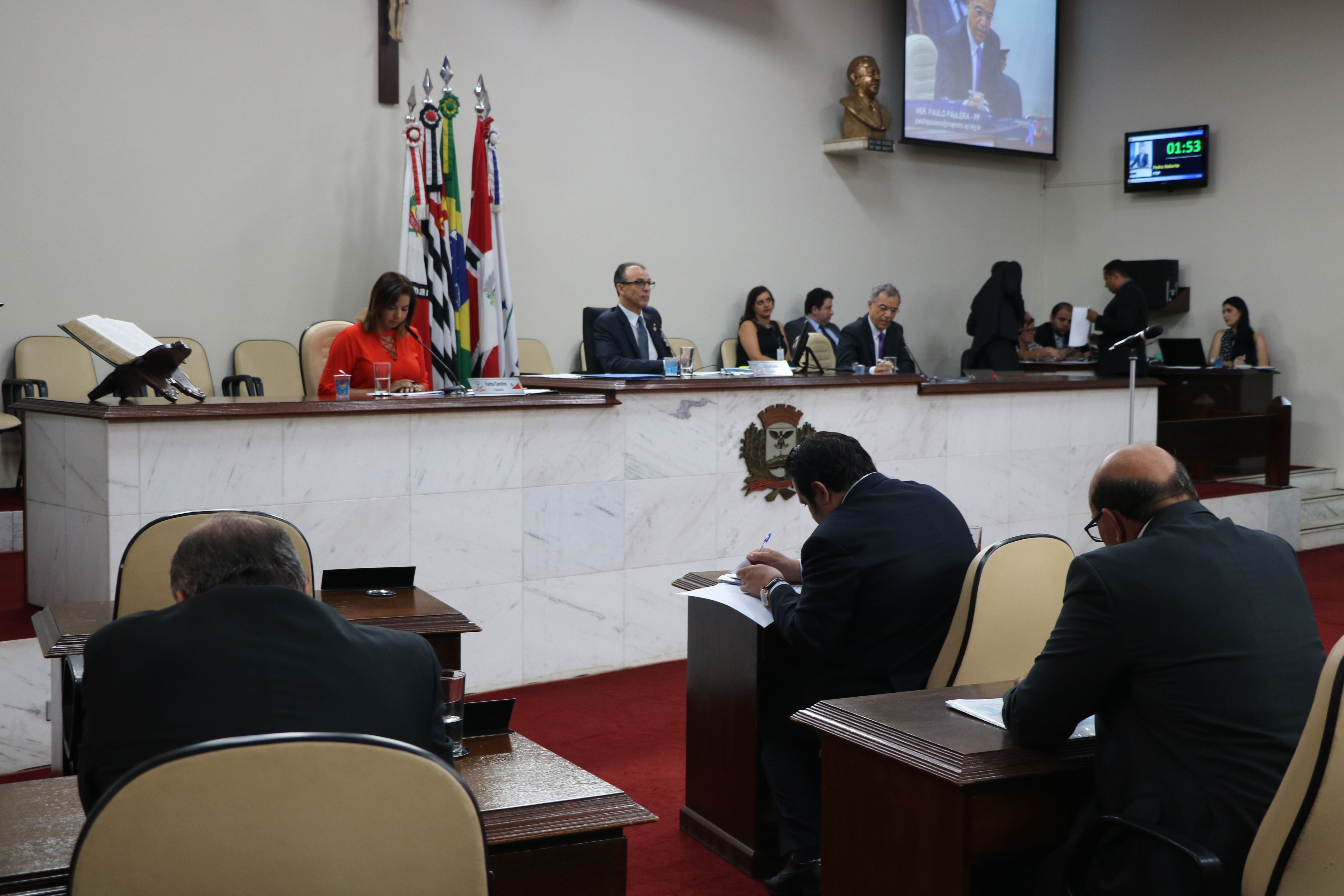 A 40ª sessão ordinária foi marcada pela aprovação, em segunda votação, da Lei Orçamentária para o exercício de 2018
