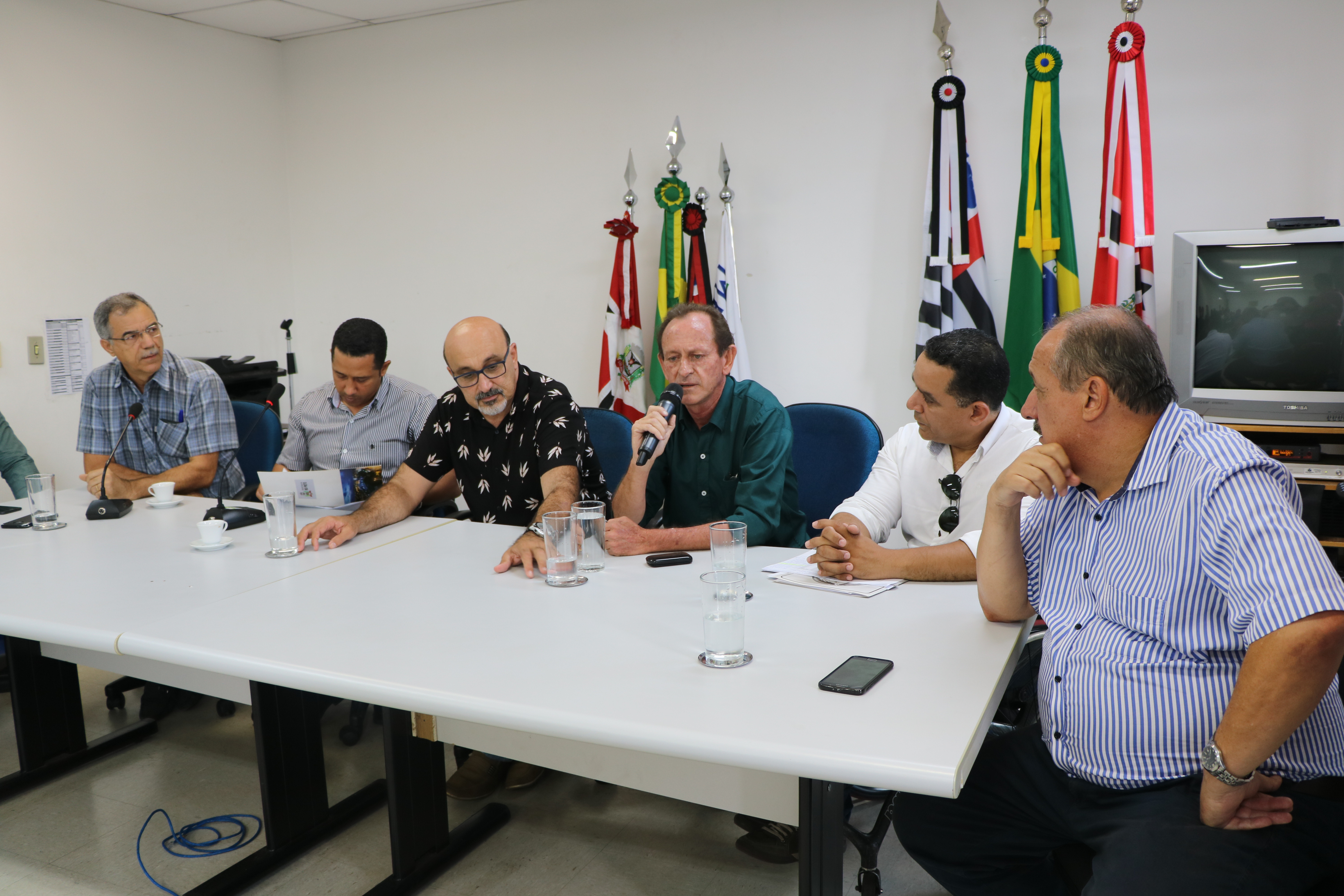Paulo César dos Santos representou os atletas na mesa de autoridades