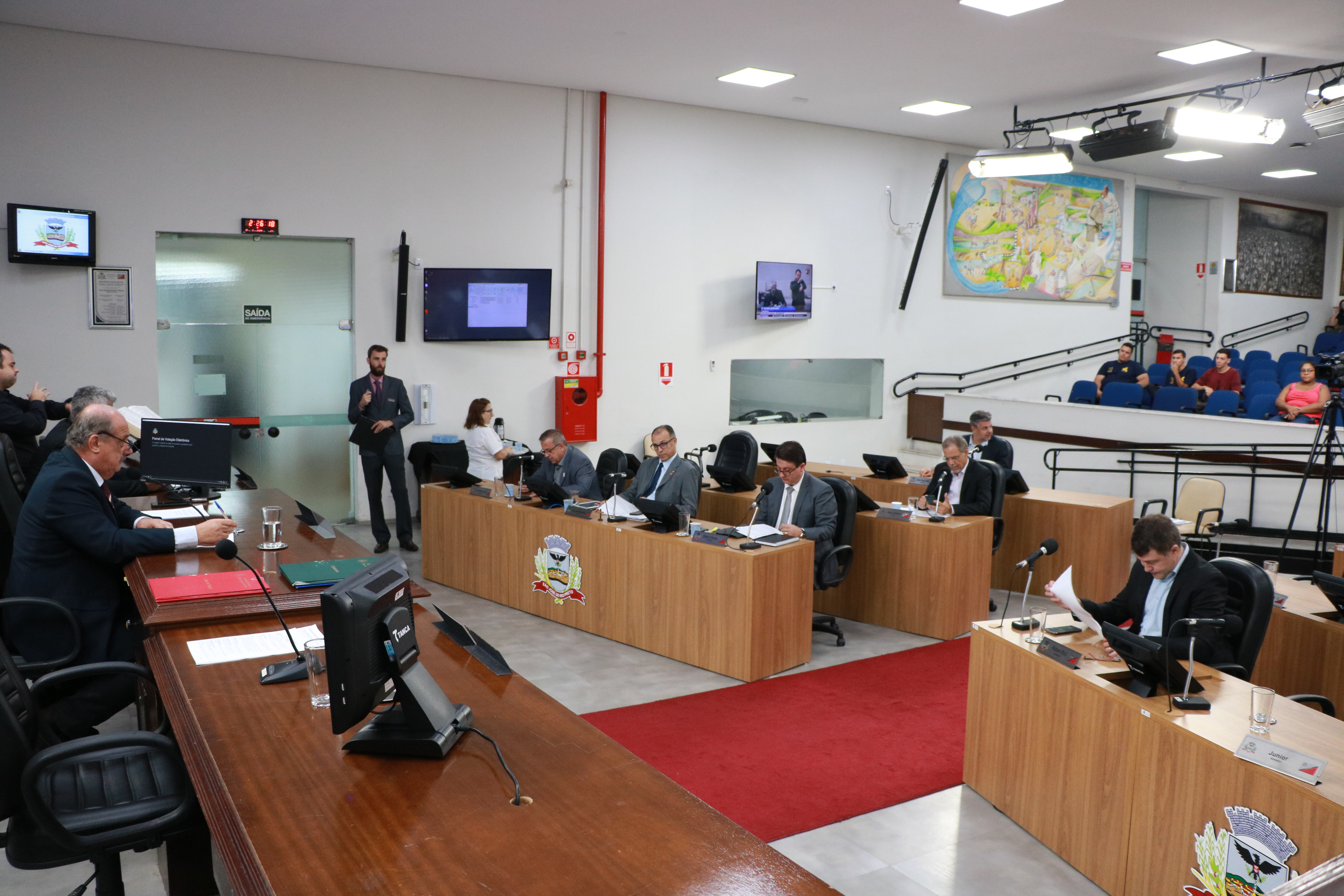 Cinco projetos foram aprovados durante a 8ª sessão de 2024