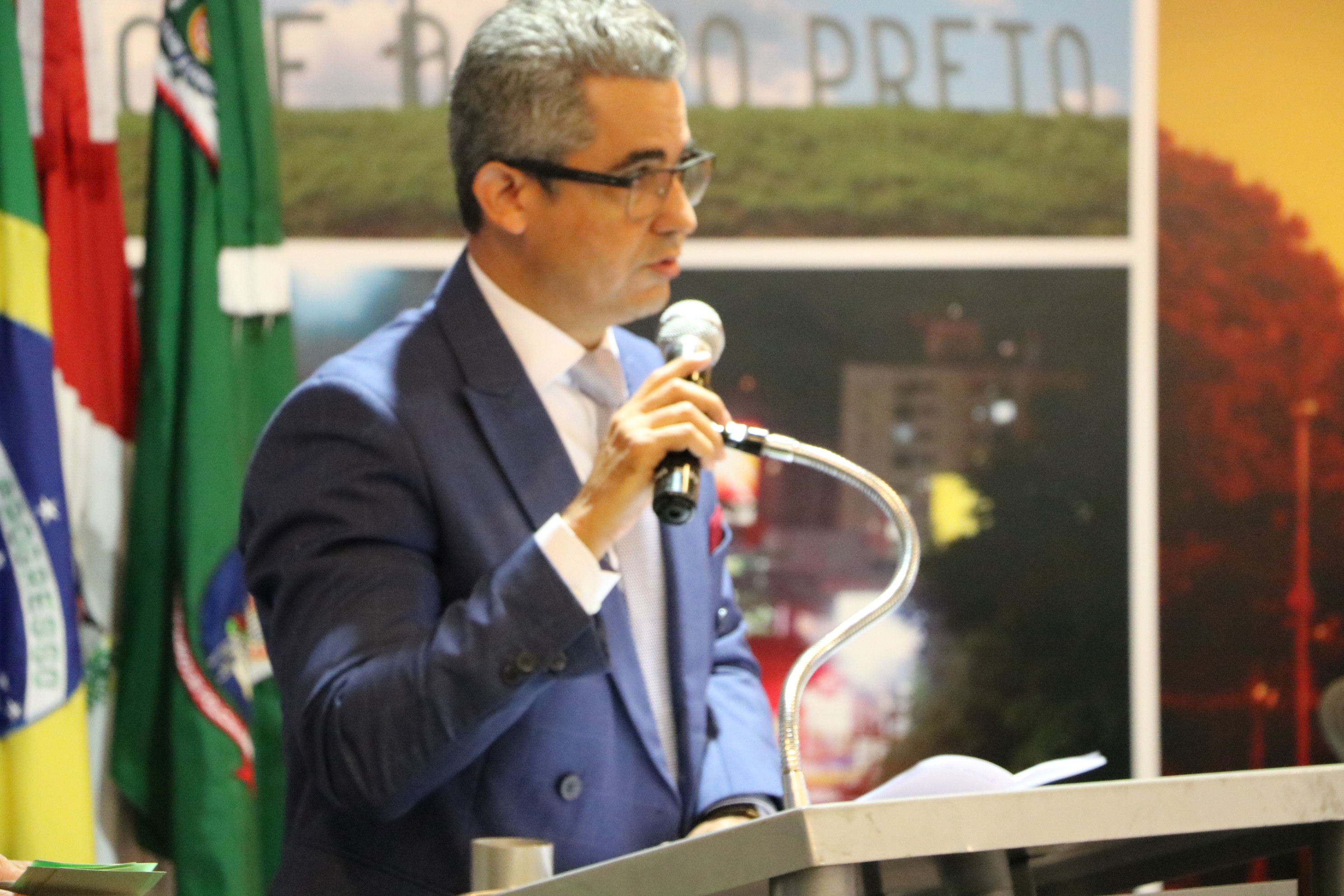 Giovanni Spirandelli da Costa em evento na Prefeitura
