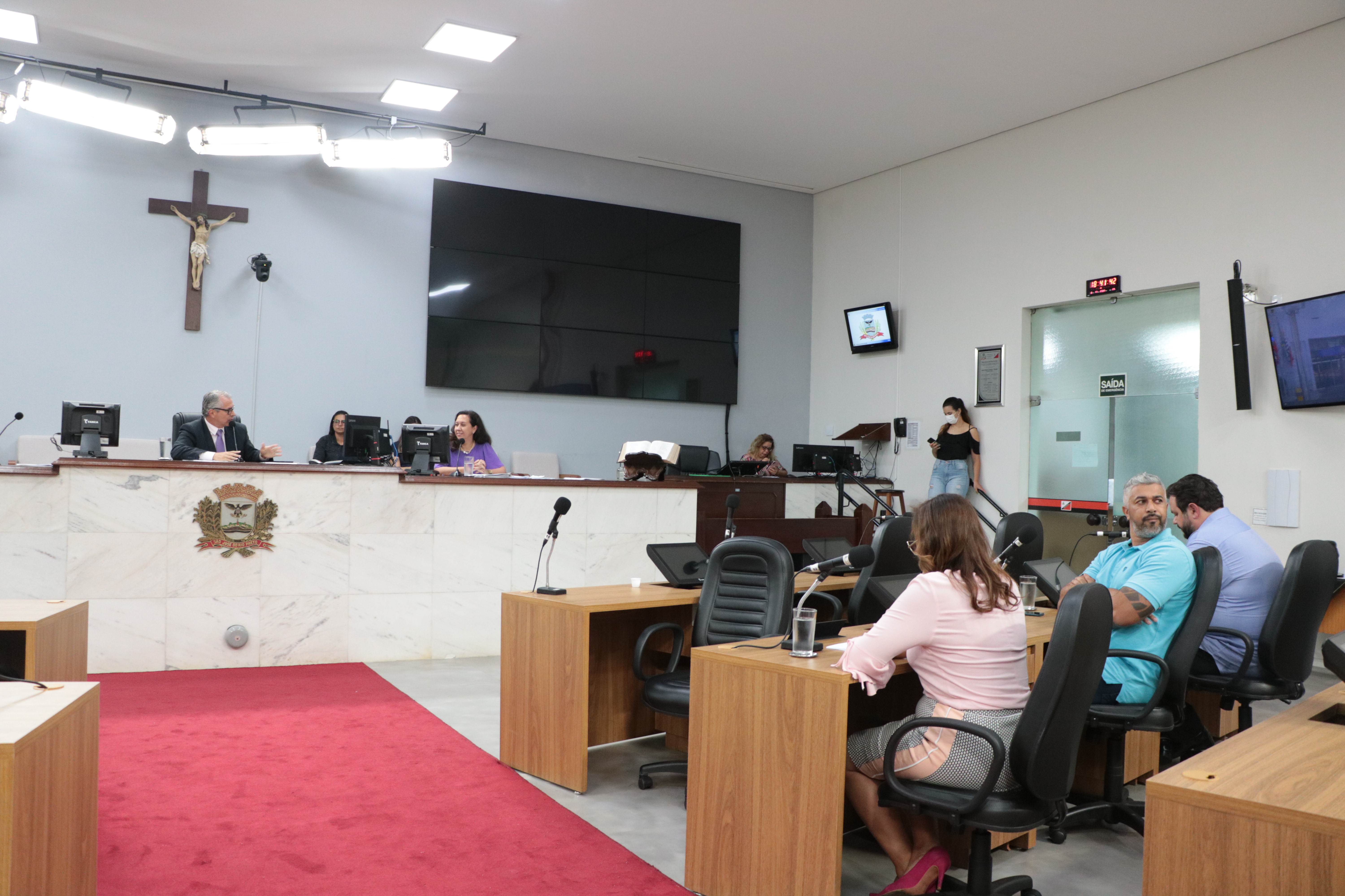Reunião contou com a participação de vereadores e munícipes