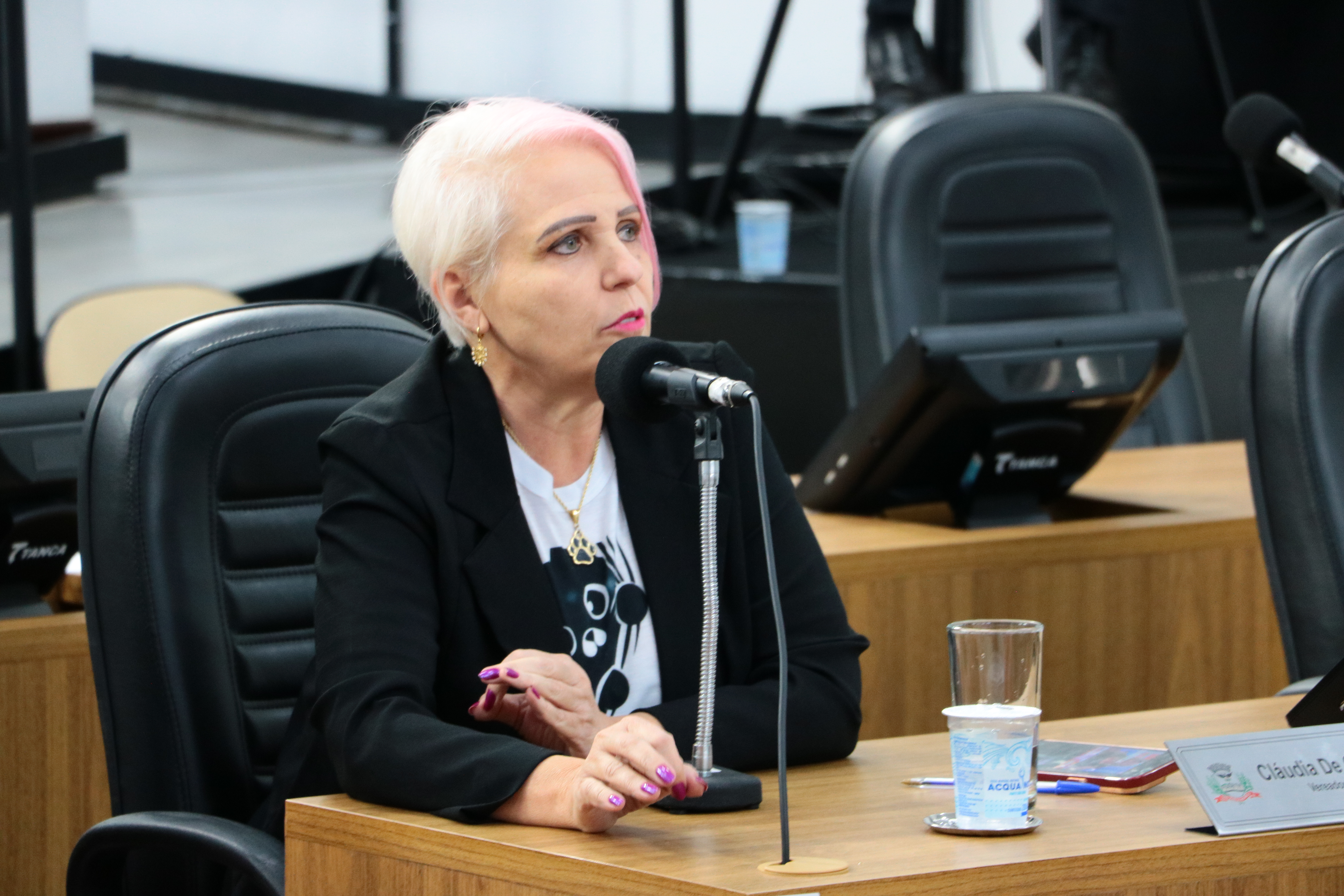 Projeto de Cláudia de Giuli integra pauta da 39ª sessão