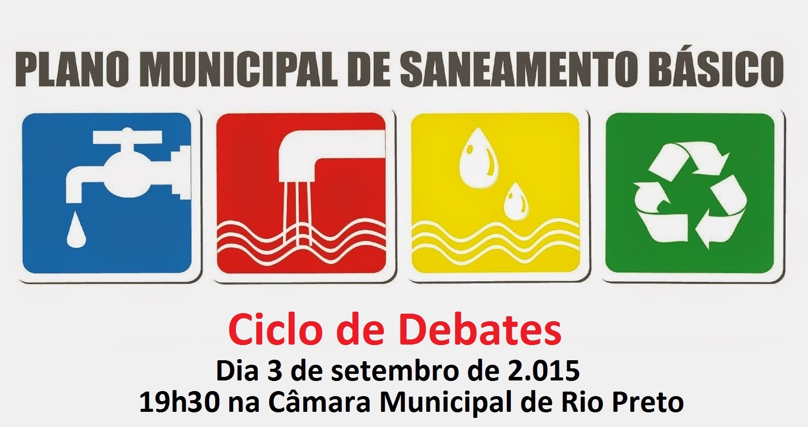Plano de Saneamento estabelece diretrizes para abastecimento e esgotamento sanitário, entre outros