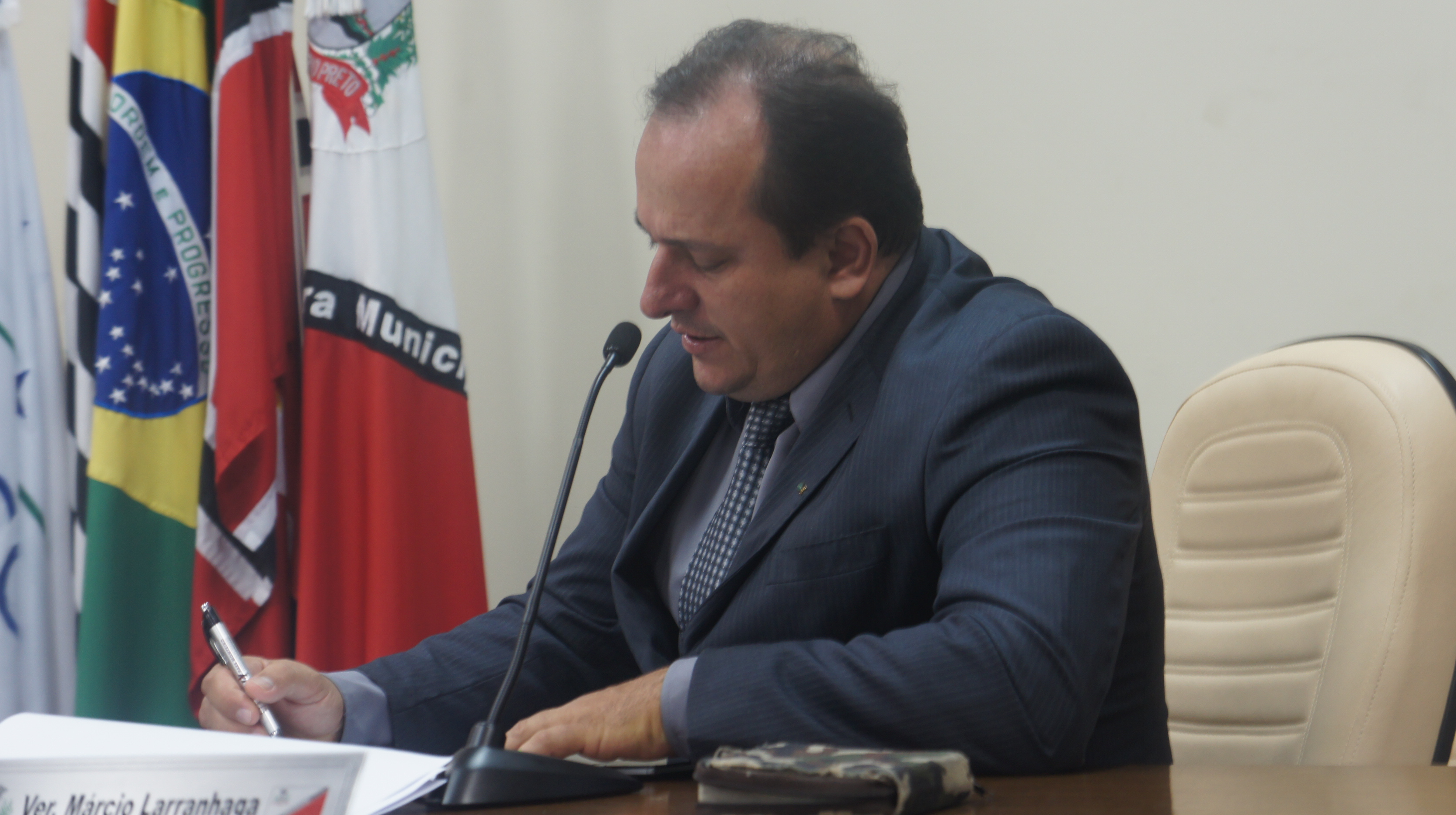 O vereador Márcio Larranhaga é autor do projeto