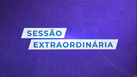 1ª sessão extraordinária
